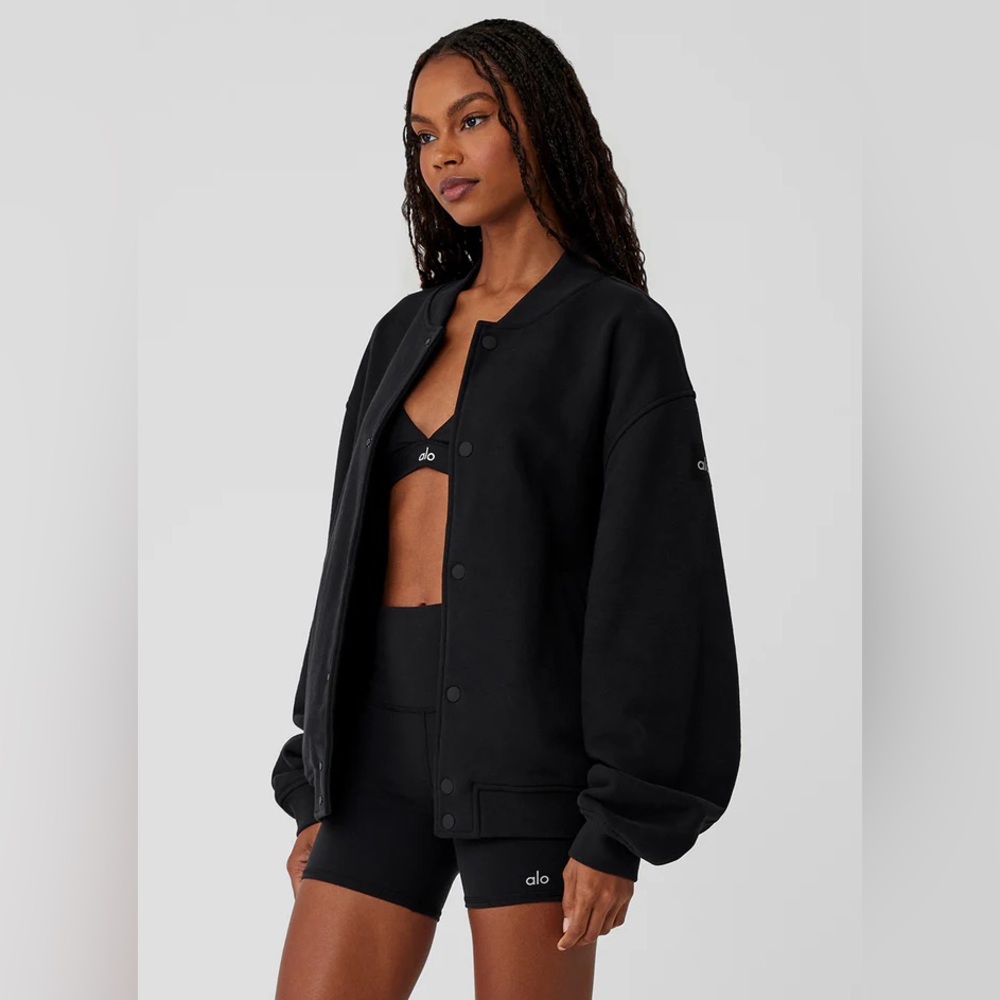 ALO | renown varsity jacket | XXS - Picture 2 of 3